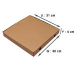 Pizza Kargo Kutusu 10 Adet 31 x 30 x 4 cm