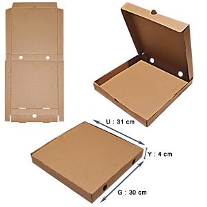 Pizza Kargo Kutusu 10 Adet 31 x 30 x 4 cm