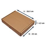 Slim Kraft Kargo Kutusu 30 Adet 295 x 220 x 45 mm