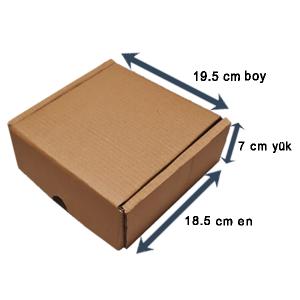 Kraft Kargo Kutusu (195×185×70 mm)