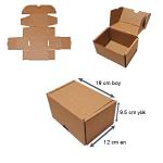 Mini Kraft Kargo Kutusu 10 Adet 180 x 120 x 95 mm